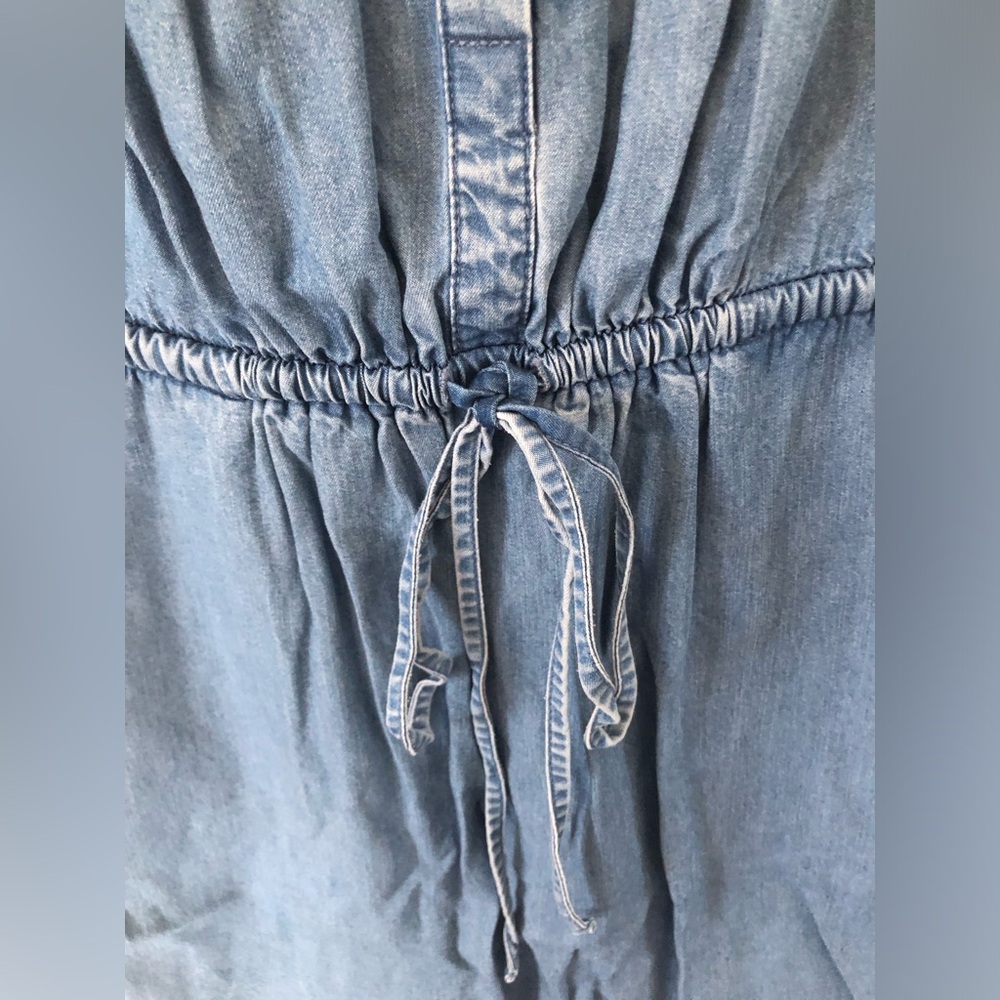 GAP Perfect sleeveless tie waist shirtdress - Picture 5 of 6